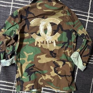 Camouflage oversized  Field Jacket